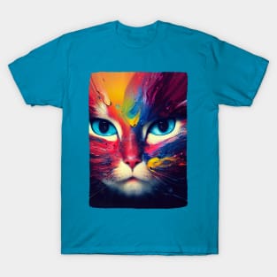 Galactic Splash Cat T-Shirt